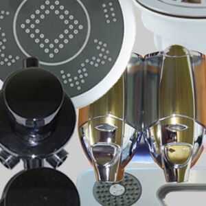 Aeros shower parts and accessories