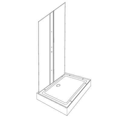 Aeros shower rectangle double door model assembly Step 5