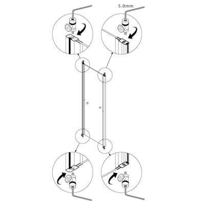 Aeros shower rectangle double door model assembly Step 11