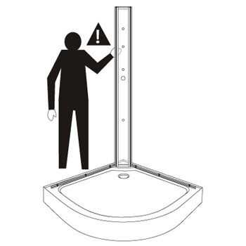 Aeros shower round model assembly Step 3