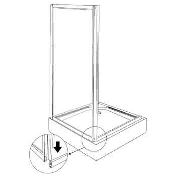 Aeros shower square model assembly Step 4