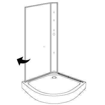 Aeros shower round model assembly Step 4