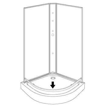 Aeros shower round model assembly Step 6
