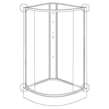 Aeros shower round model assembly Step 9