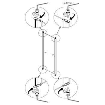 Aeros shower square model assembly Step 11
