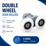 19mm or 25mm Double wheel rollers