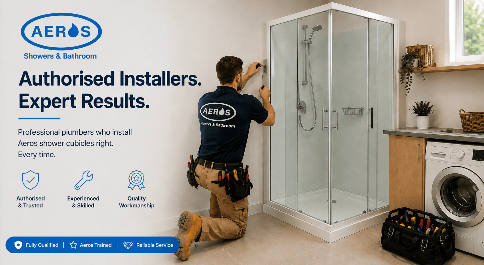 Aeros authorised shower installers