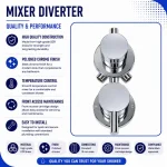 Chrome mixer diverter